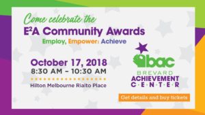 Flyer for the E2A awards.