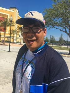 Manny got to watch a real NY Yankees game.